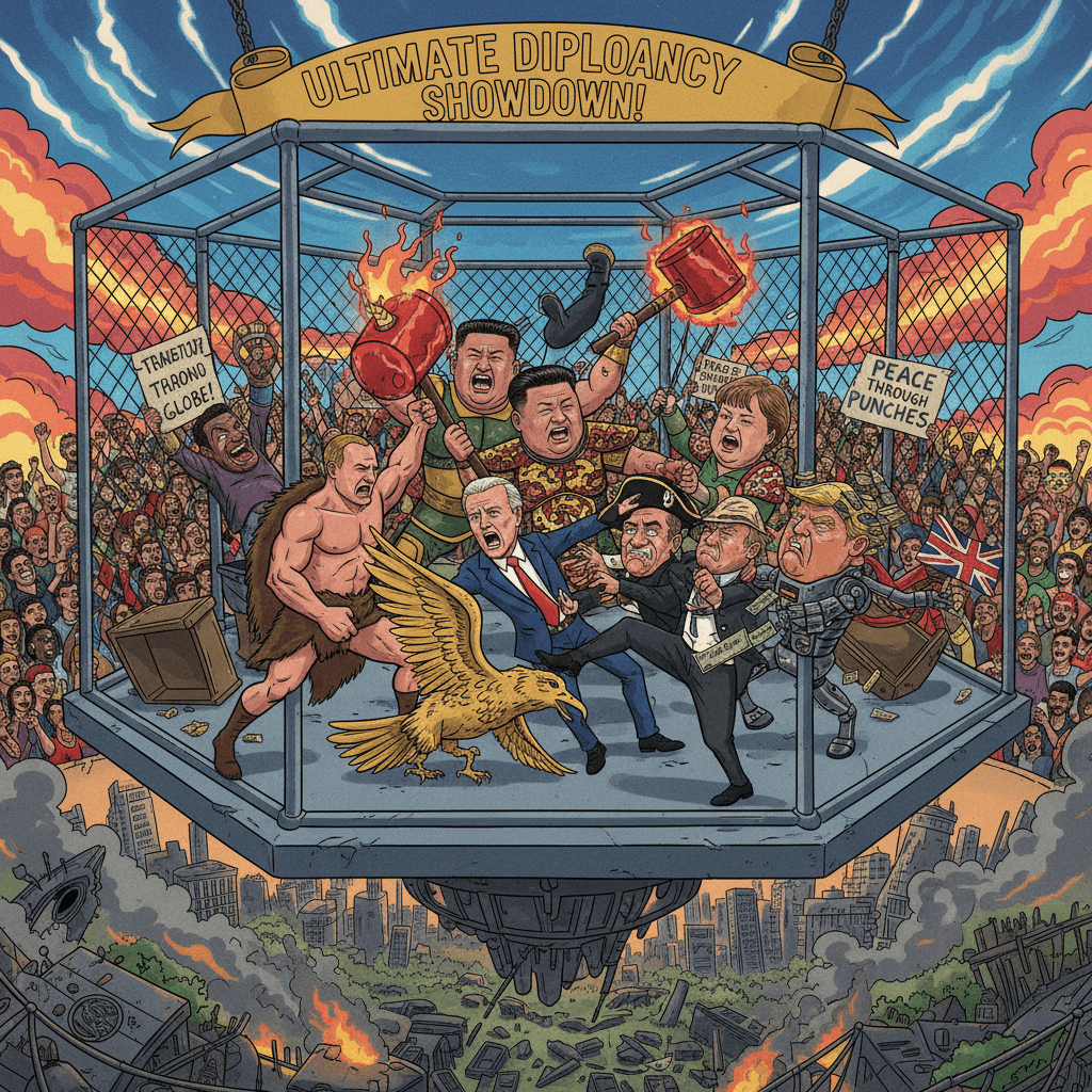 just let world leaders cage match instead of nukes