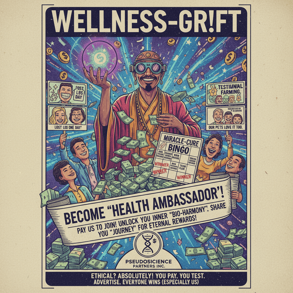 pay us to test our device and advertise it for free, very ethical