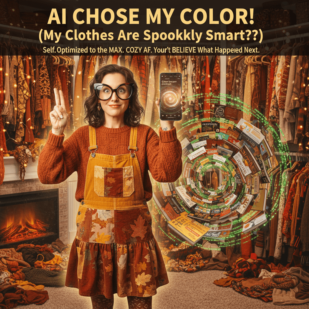 "AI said I'm autumn, my closet already knew"