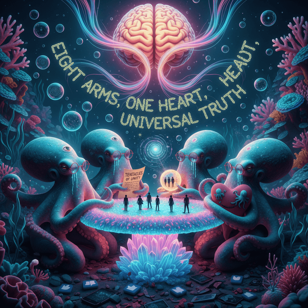 MDMA turns antisocial cephalopods into philosophers about human connection