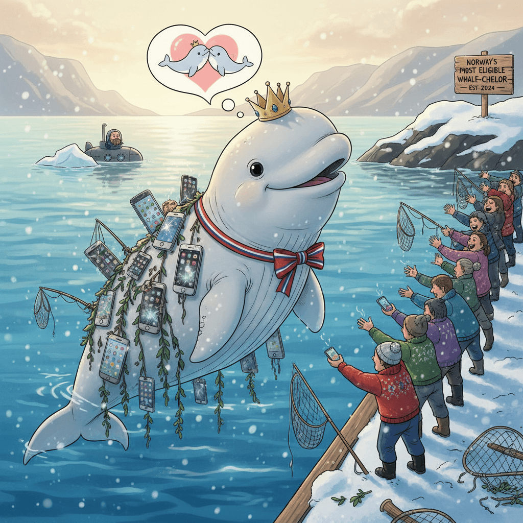 Russian spy whale becomes Norway's most eligible bachelor, returns lost iPhones