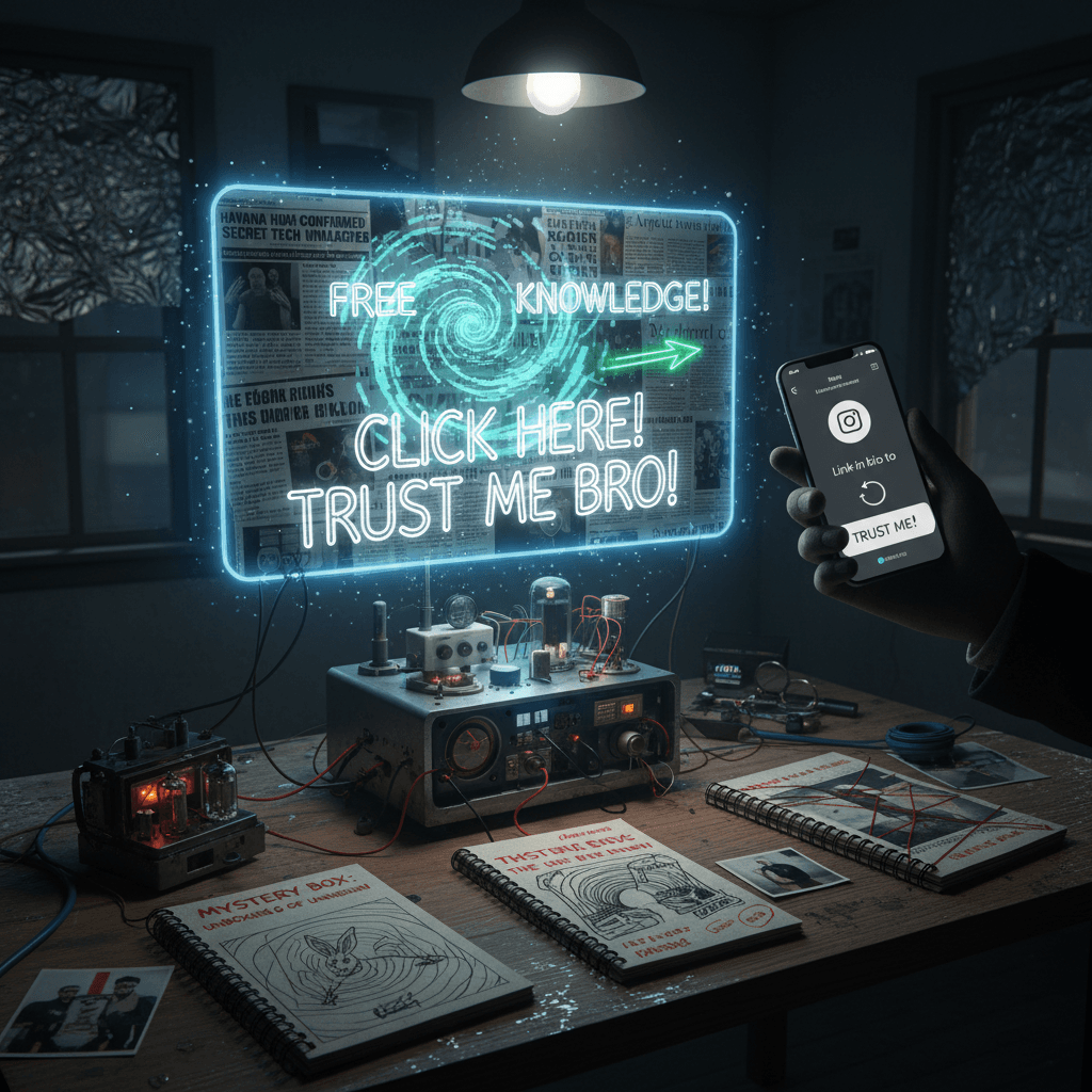 mysterious device go brrr, click link trust me bro