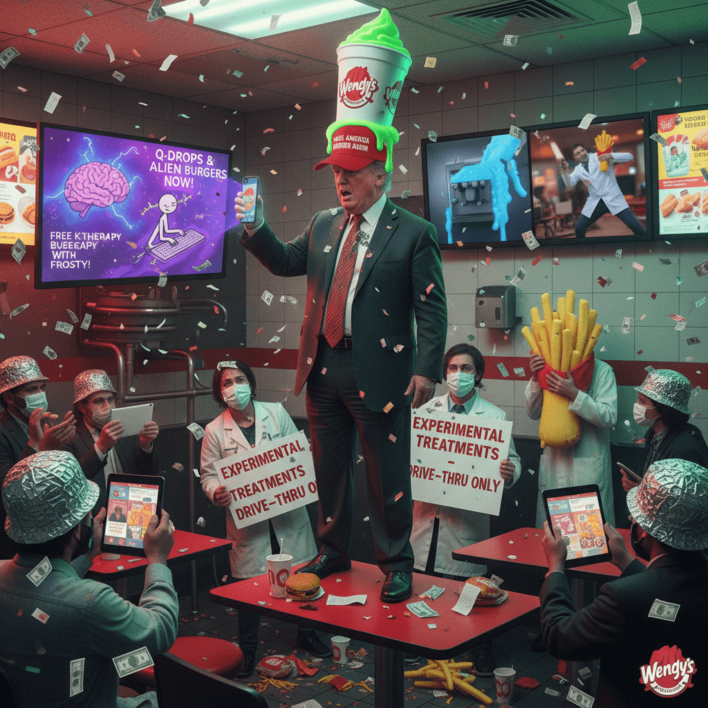 Sir this is a Wendy's, not a ketamine clinic