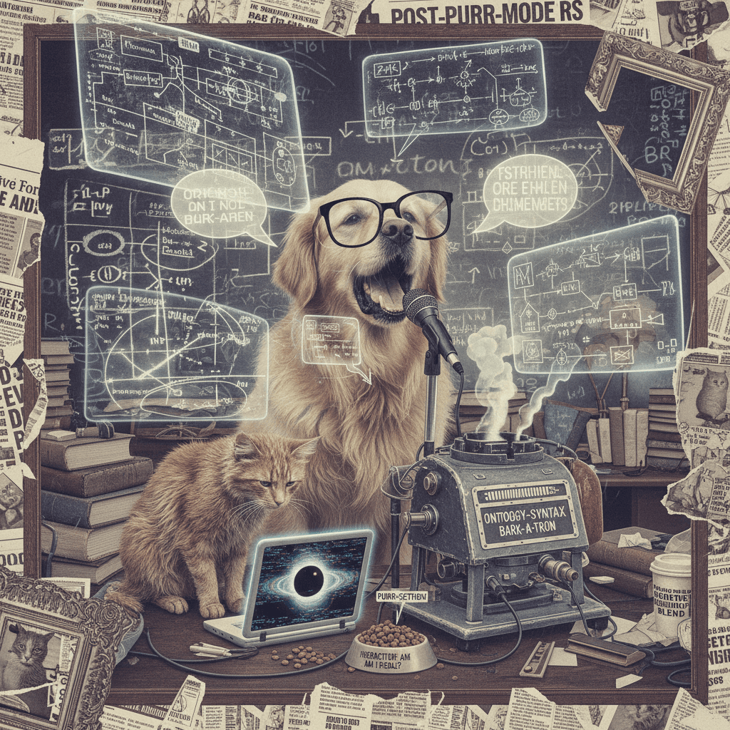 barking at ontology while your cat has an existential crisis