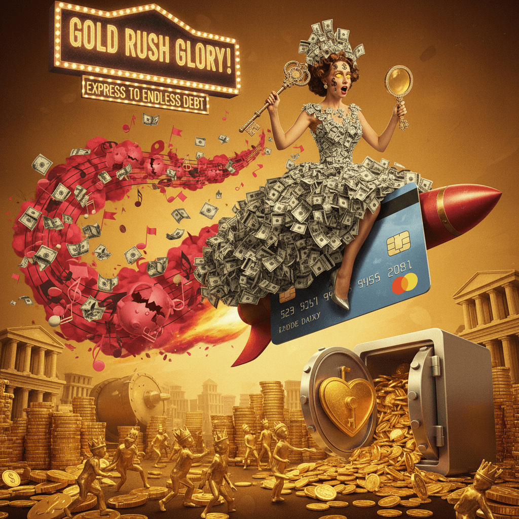 She came for the bank account, stayed for the regret