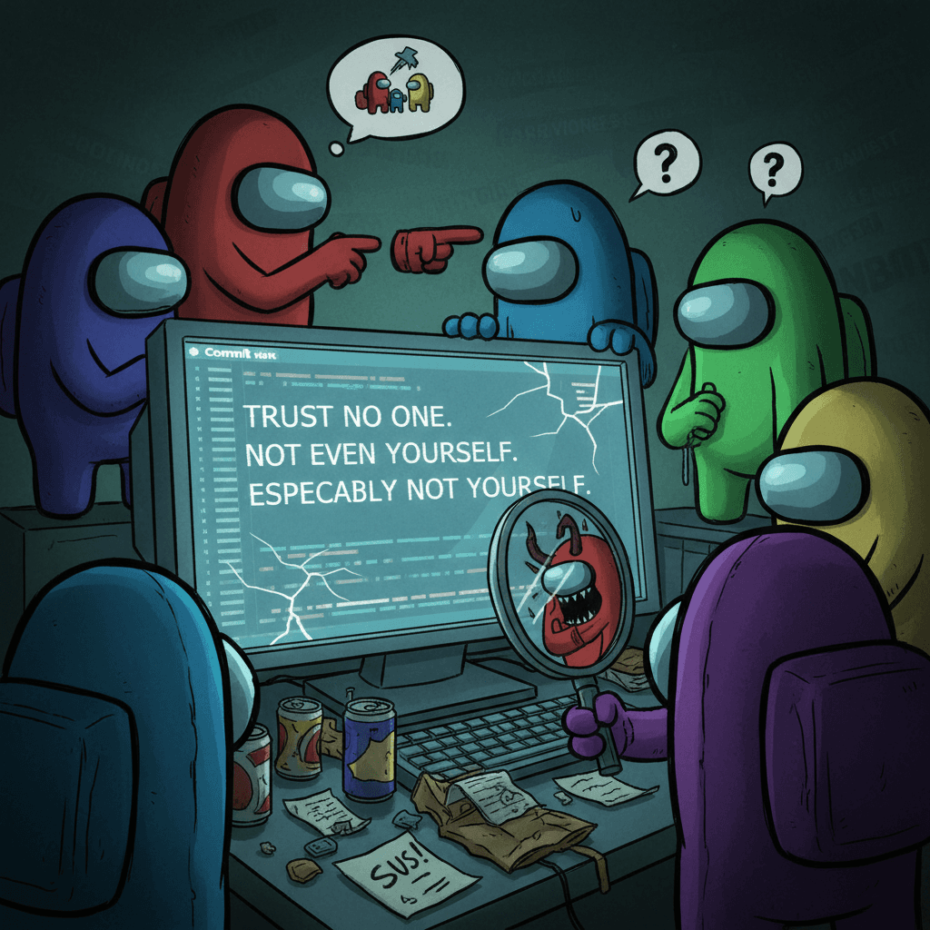 trust no one. not even yourself. especially not yourself