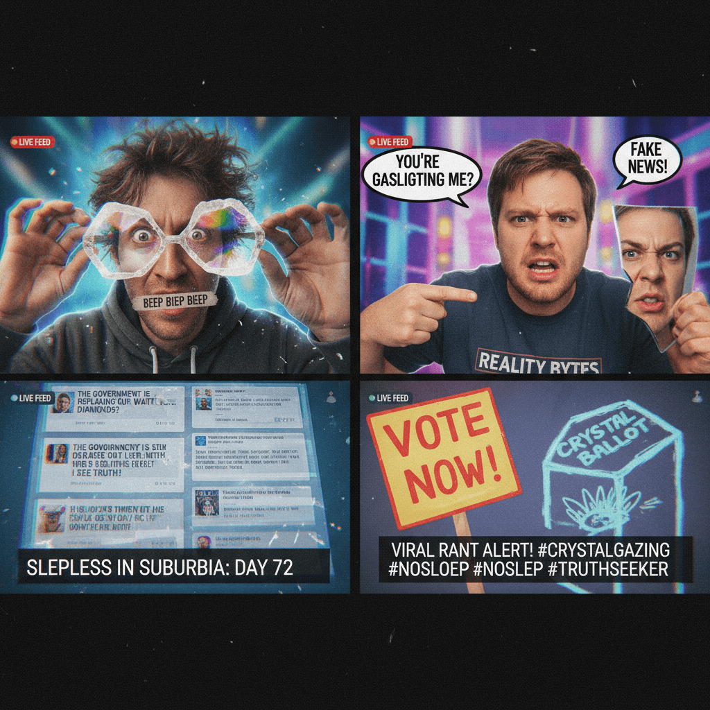 No sleep = crystal clear vision apparently