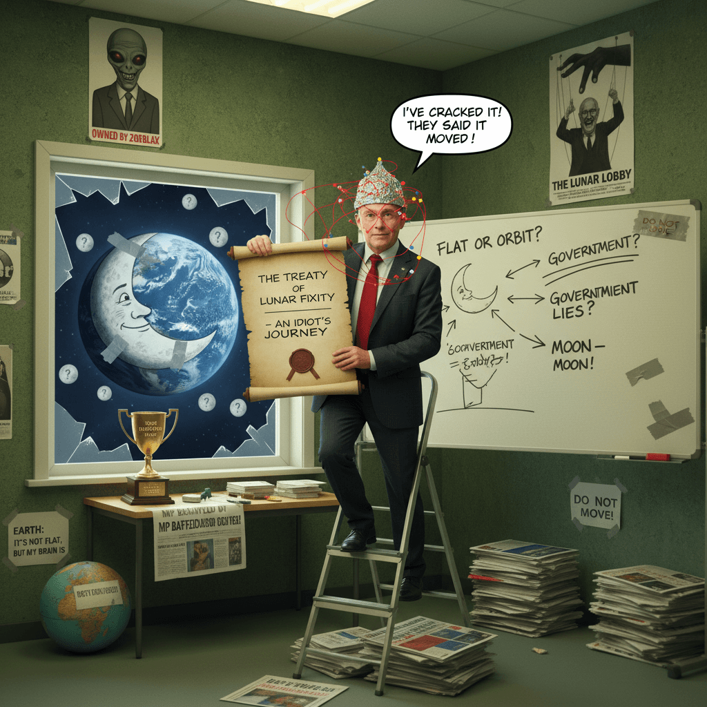 MP discovers the moon stays in the same place, documents his own stupidity