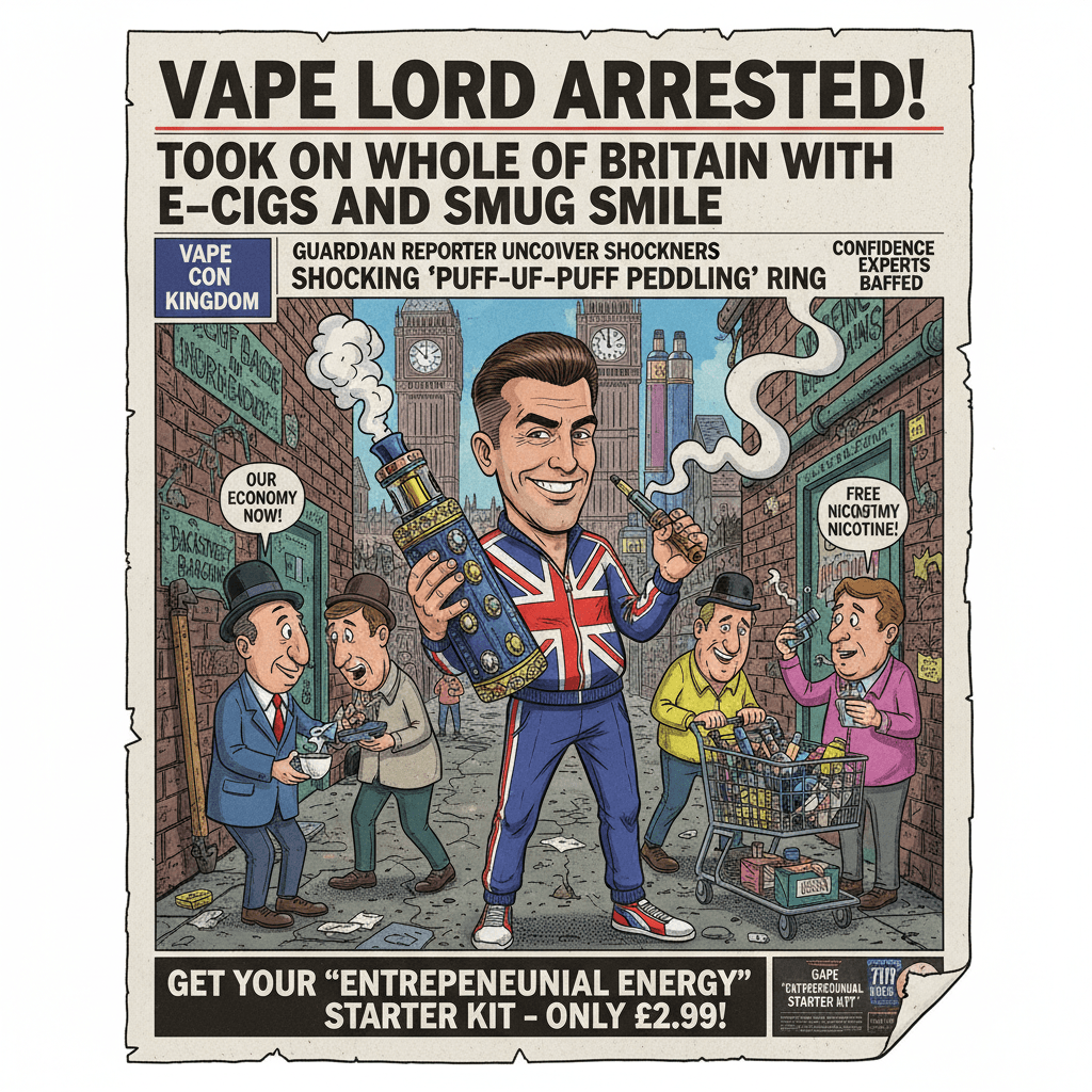 Guardian discovers Britain's vape hustle through one man's backstreet confidence