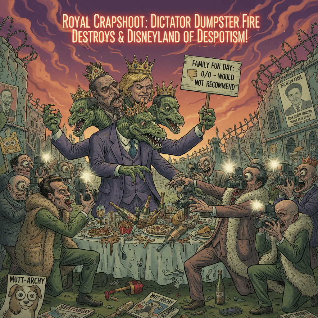 Tabloid chaos meets totalitarian dynasty in worst family reunion ever