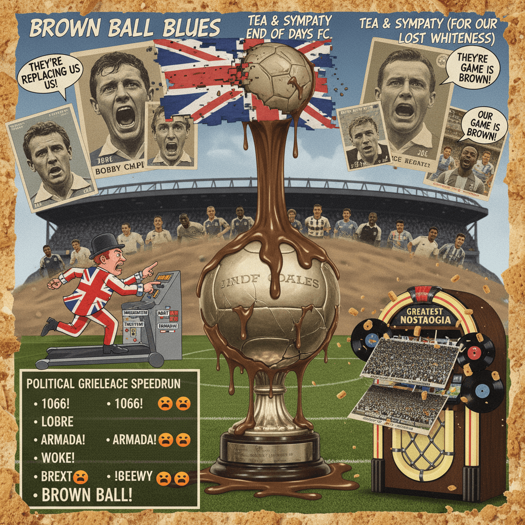 Britain's having a normal one about the browning of football again