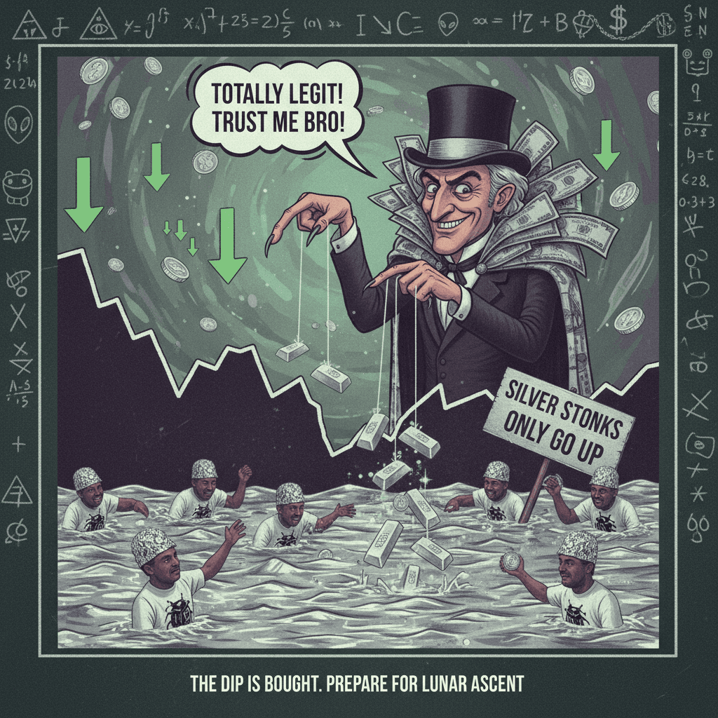 JPM orchestrated silver prices then bought the dip, very legal, very cool