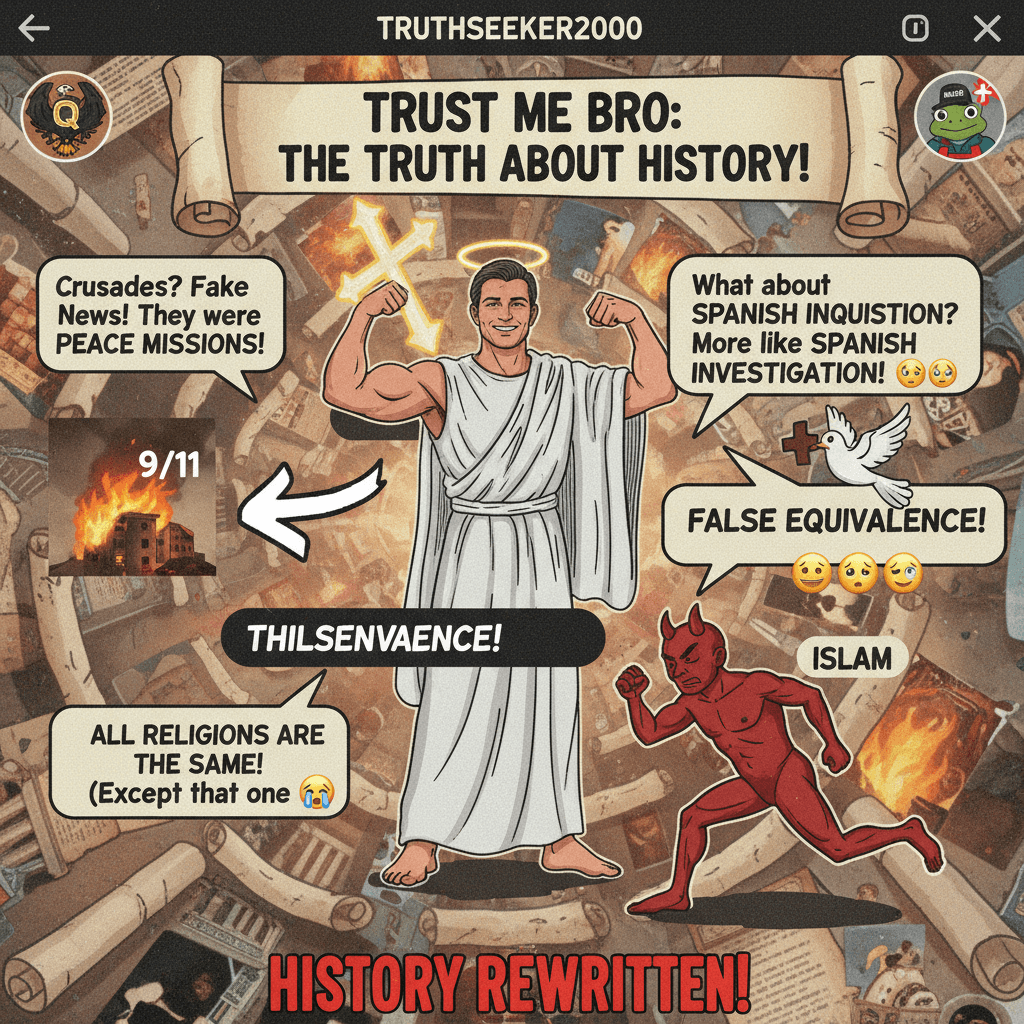 Guys, Christians NEVER commit violence, trust me bro