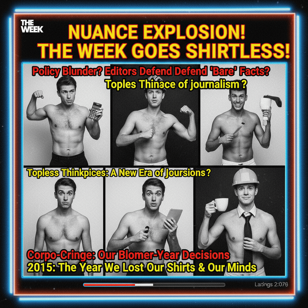 The Week discovers nuance via topless stock photos, 2015