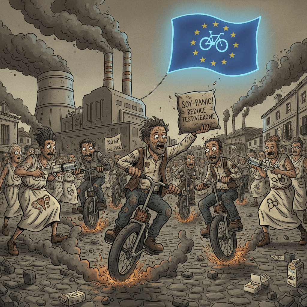 Orgiva unicyclists dodge vasectomies via EUC, coal still involved somehow
