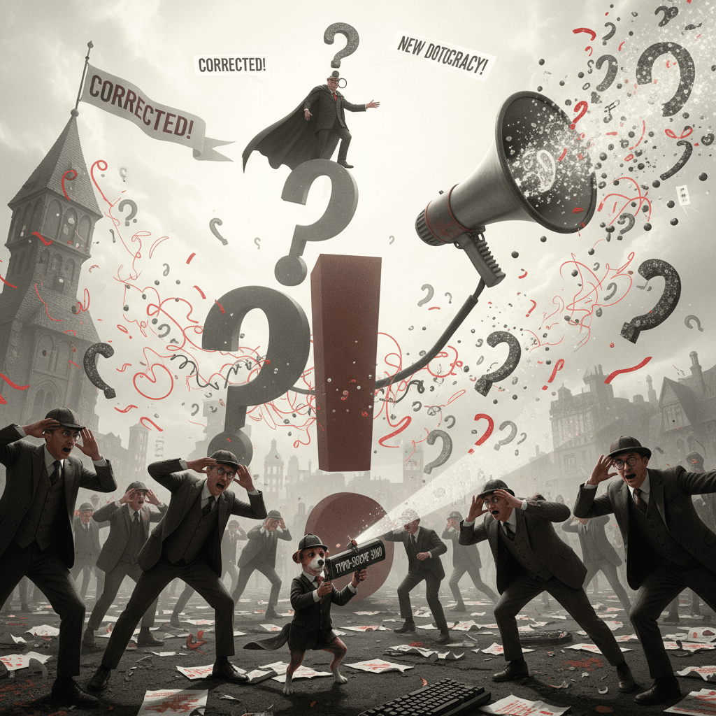 someone discovered punctuation exists and had to tell everyone immediately