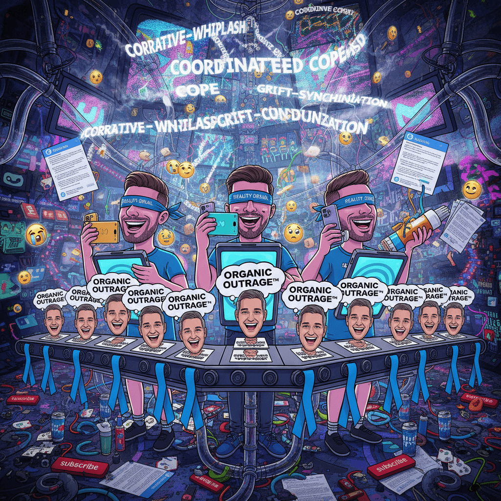 Influencers discover copy-paste politics, call it organic outrage