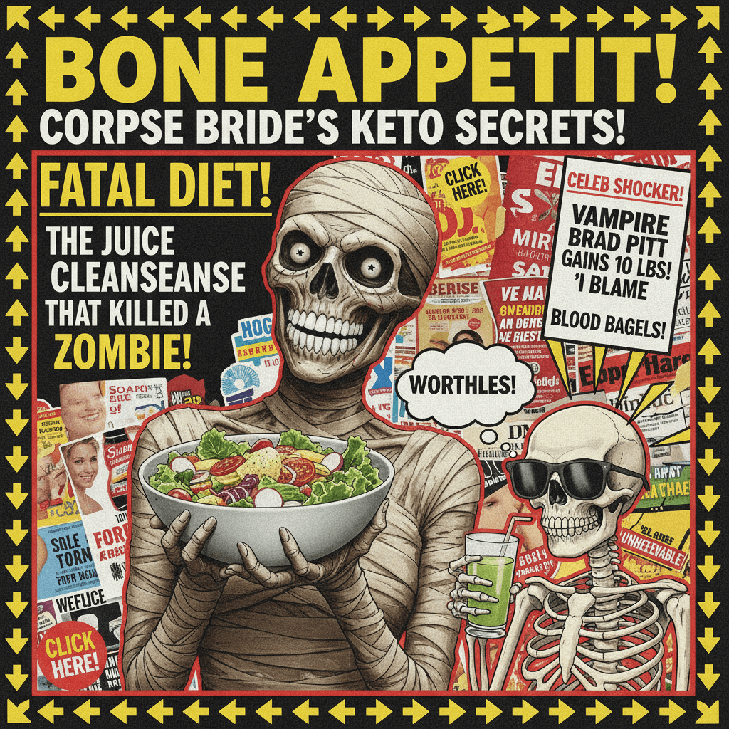 Dead bodies meet diet tips: peak tabloid journalism energy