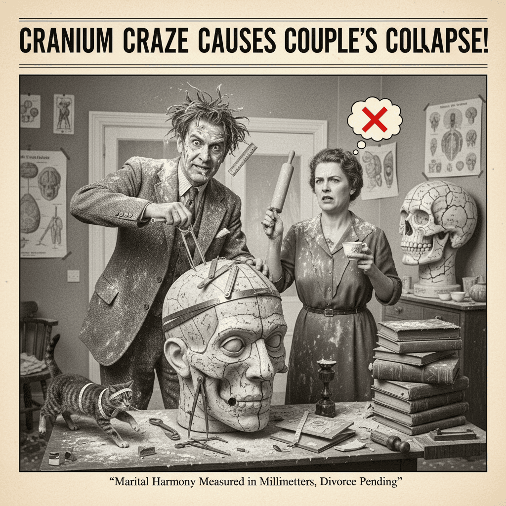 husband's phrenology hobby reaches critical relationship threshold