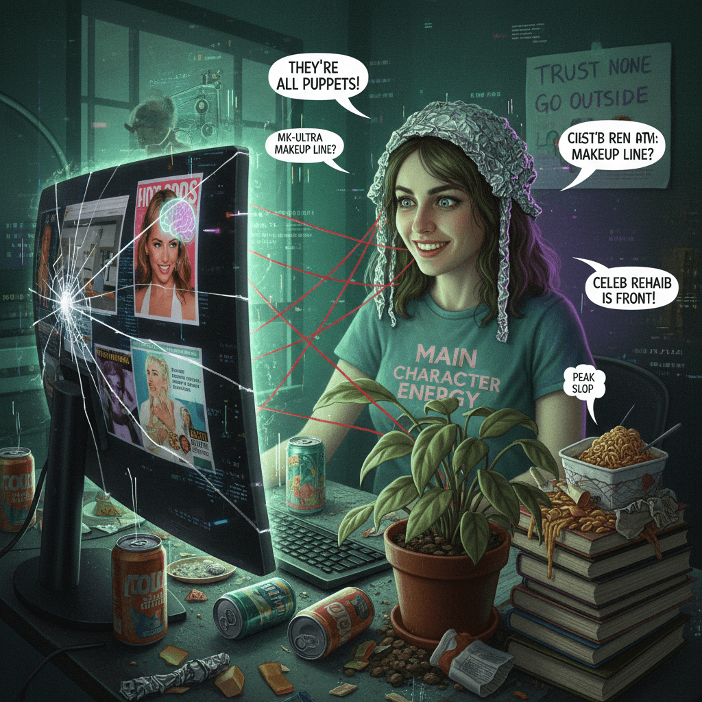 Peak slop: CIA mk-ultra but make it celebrity clinic gossip