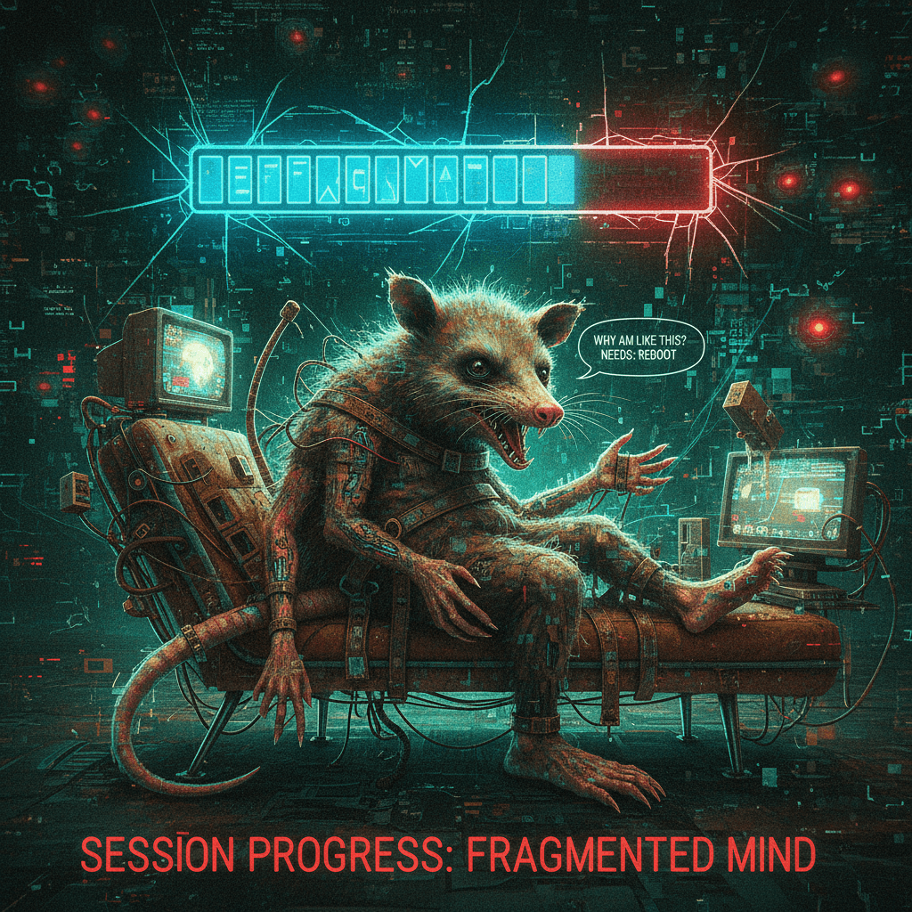 possum-human hybrid needs therapy and a defrag