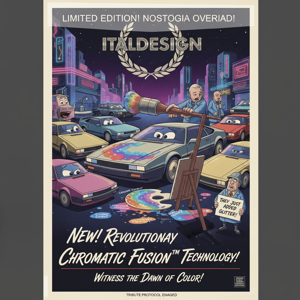 Italdesign discovers paint colors, calls it innovation