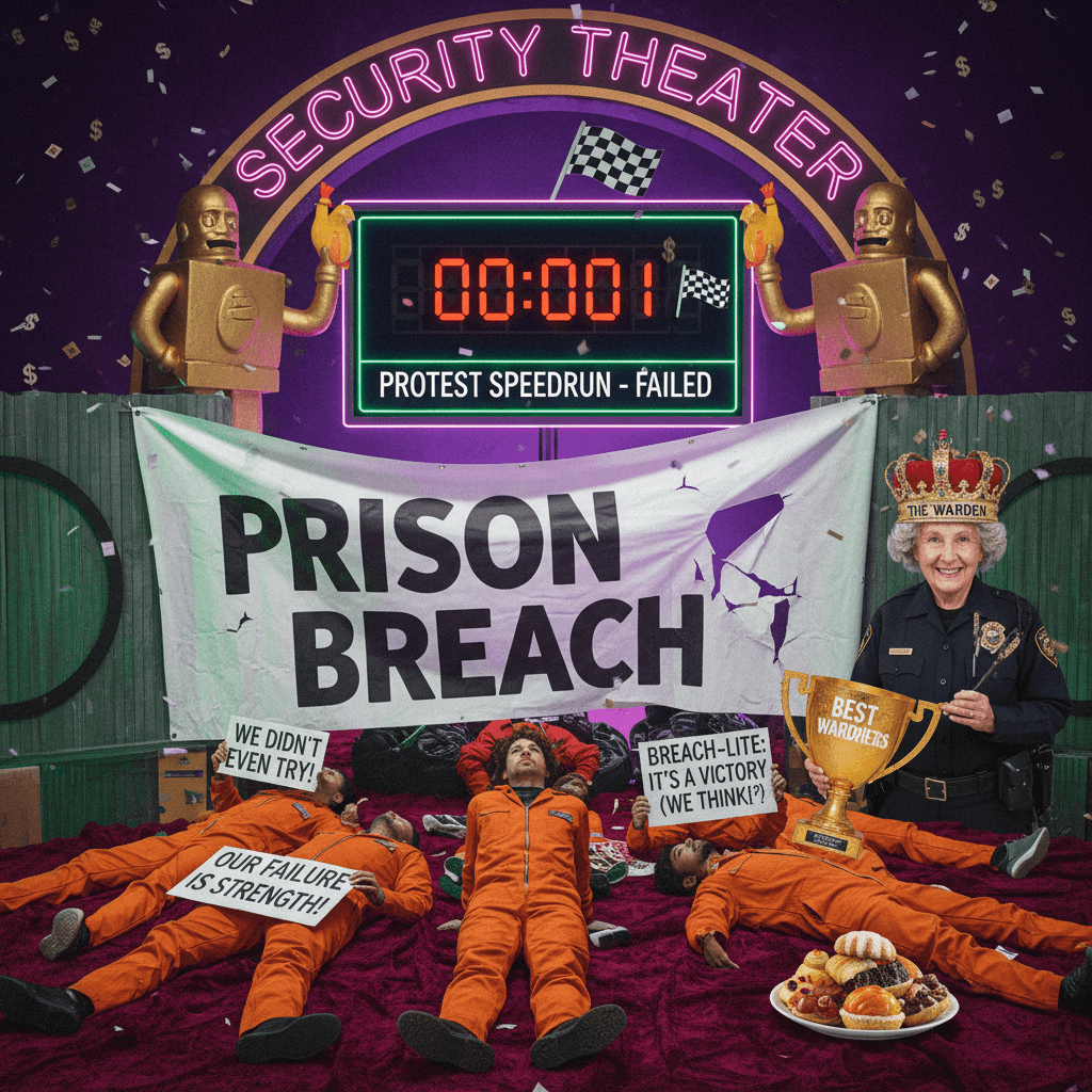 86 arrested for not breaching prison, truly a victory