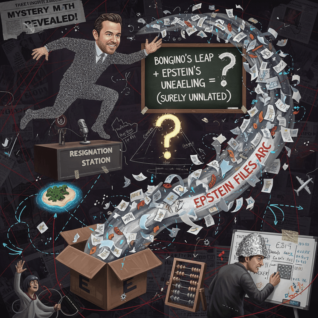 bongino quits same week as epstein drop - surely unrelated (do the math)