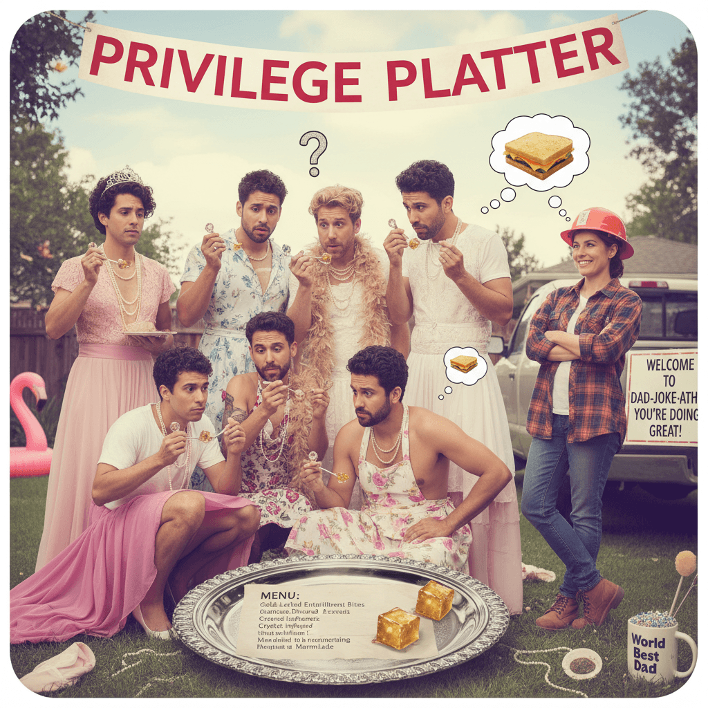 Men finally discover what privilege tastes like, very confused