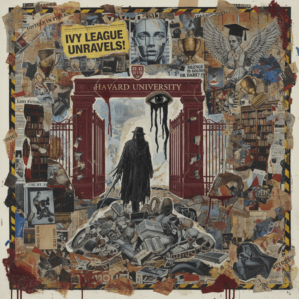 Tragic Harvard story gets the collage treatment nobody asked for