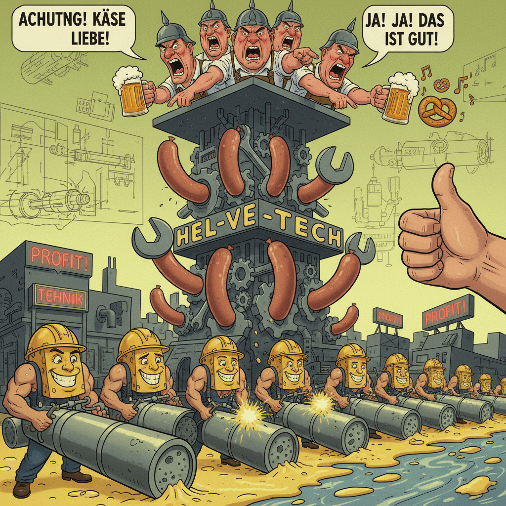 HELVE-TECH recruits DICK ENGINEERS who like cheese, Germans yell