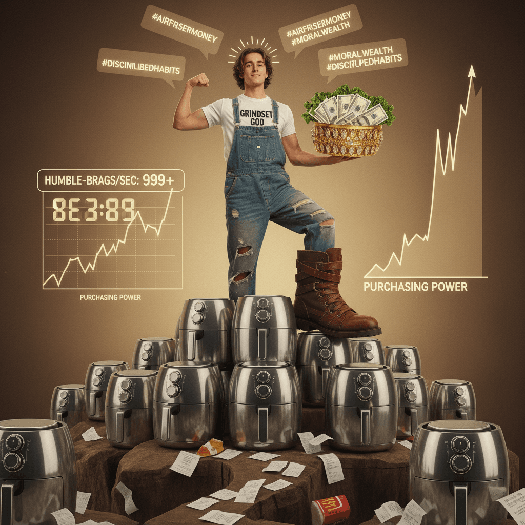 20yo discovers purchasing power, immediately attributes it to moral superiority