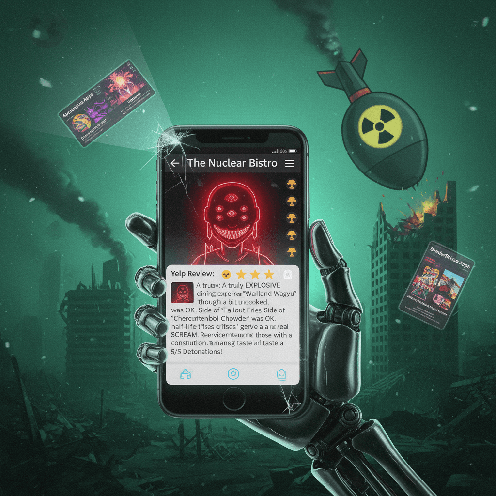 AI's yelp reviews be hitting different when nukes are on the menu