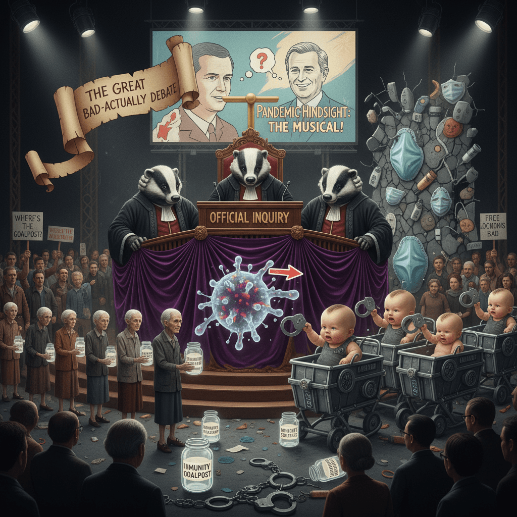 Lockdowns bad, actually—but make it official inquiry