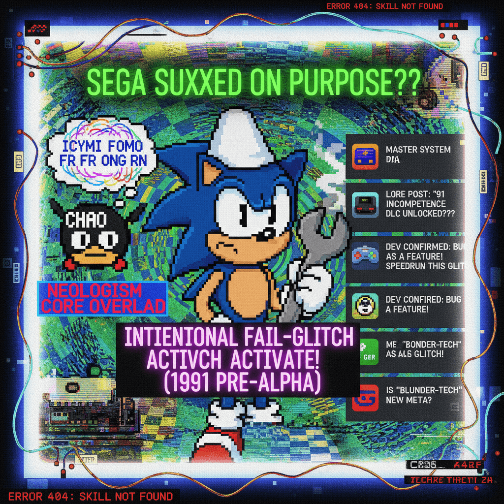 Sega invented intentional incompetence in '91, apparently