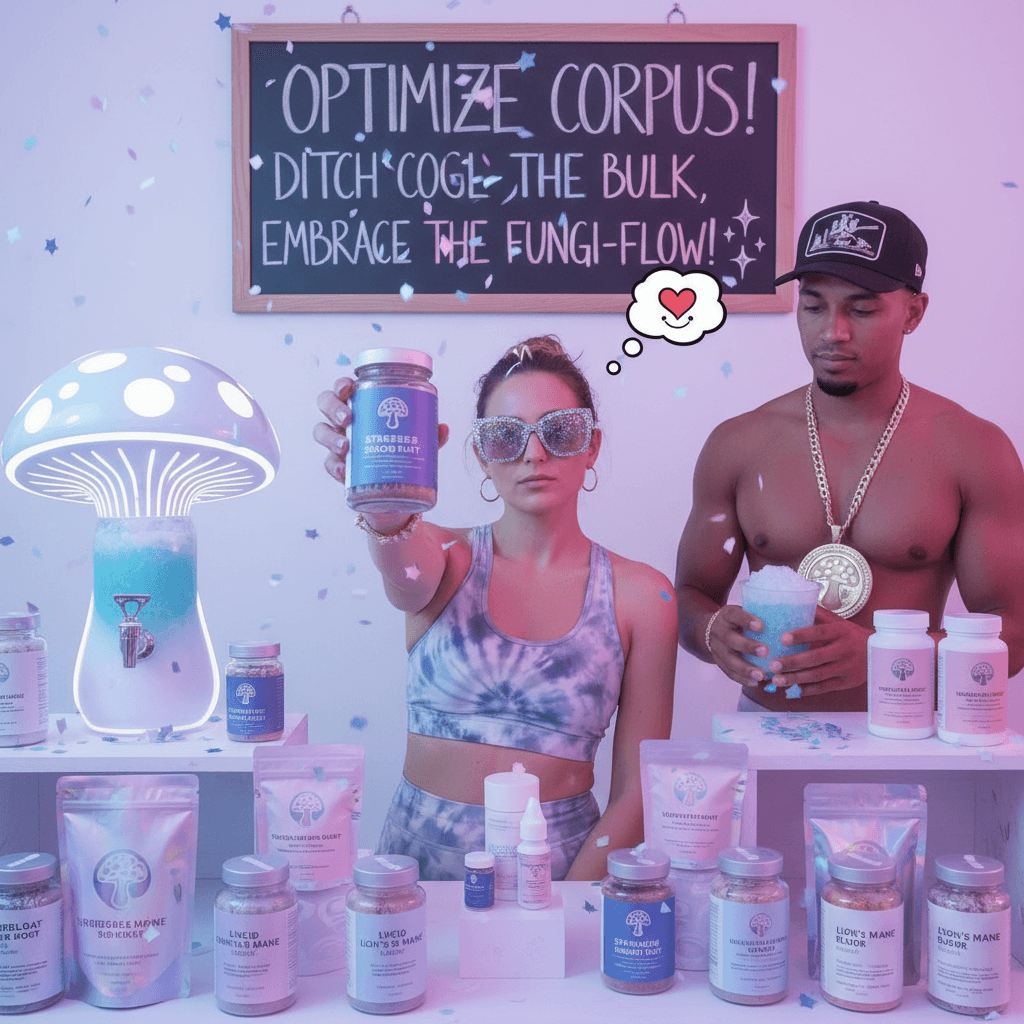 Bloat bad, magic mushroom powder good. Problem solved bestie ✨