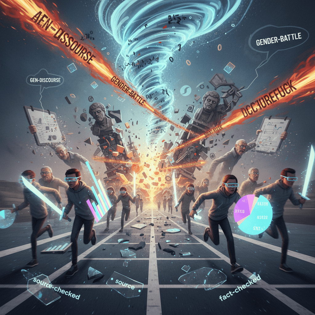 gen z speedrunning patriarchy with statistics as a weapon