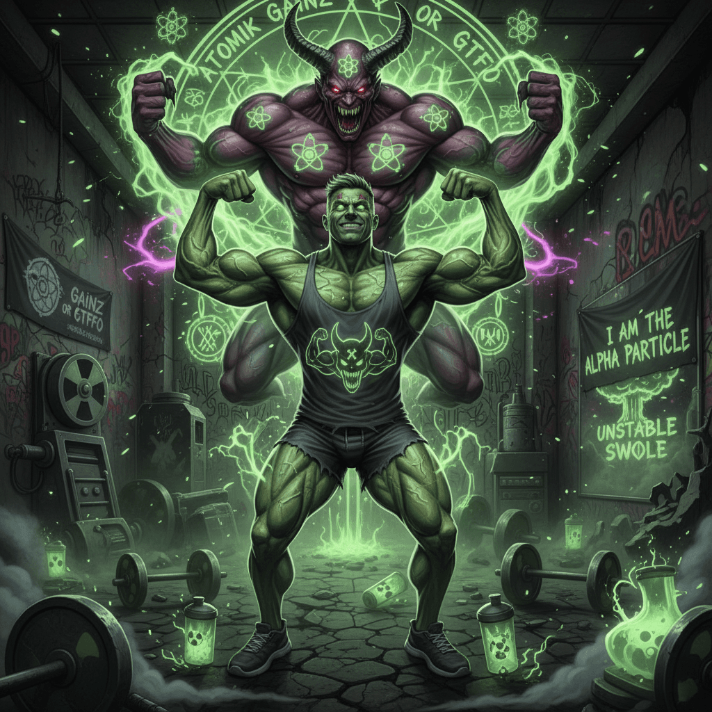 bro got possessed by the atomic pump demon