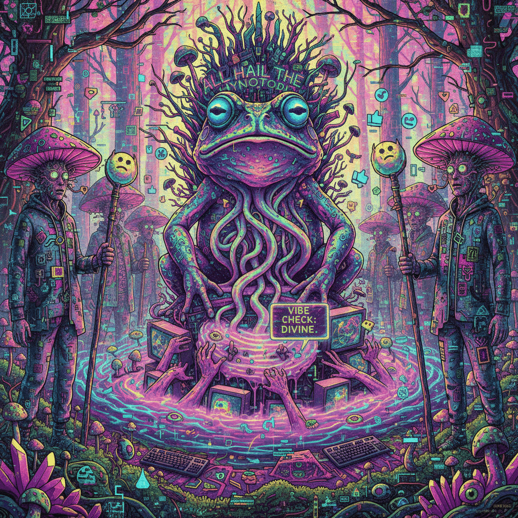 all glory to the hypntoad: a fever dream of internet religion
