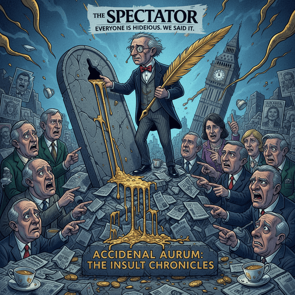 The Spectator calls everyone ugly at 3am, accidentally writes gold