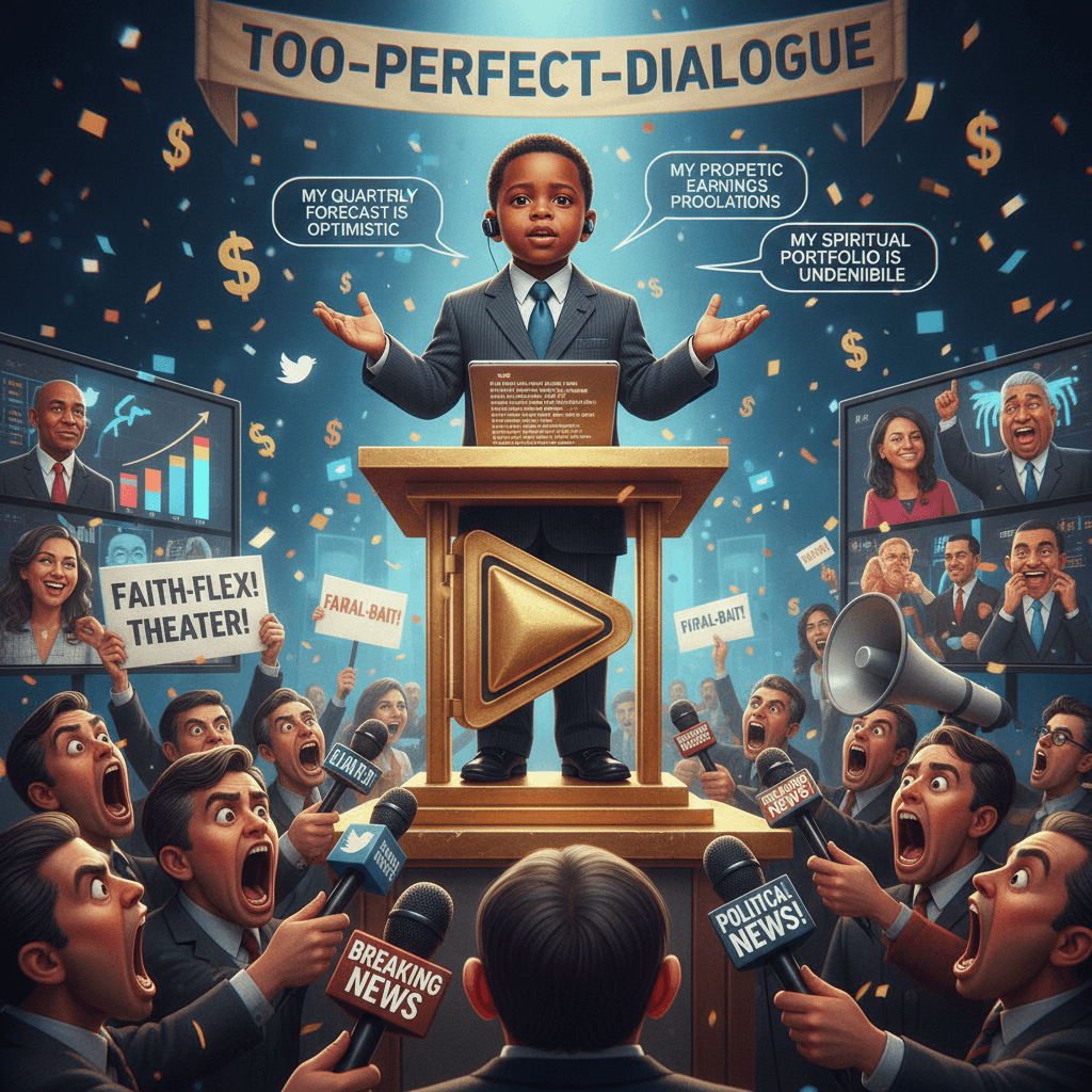 8yo delivers suspiciously scripted sermon, media loses it