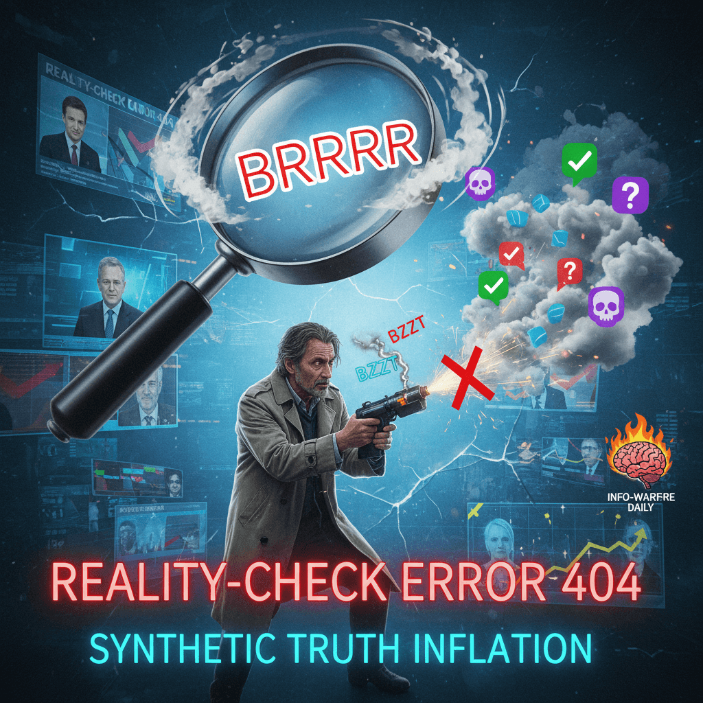 Magnifying glass goes brrr, truth detection go *bzzt*