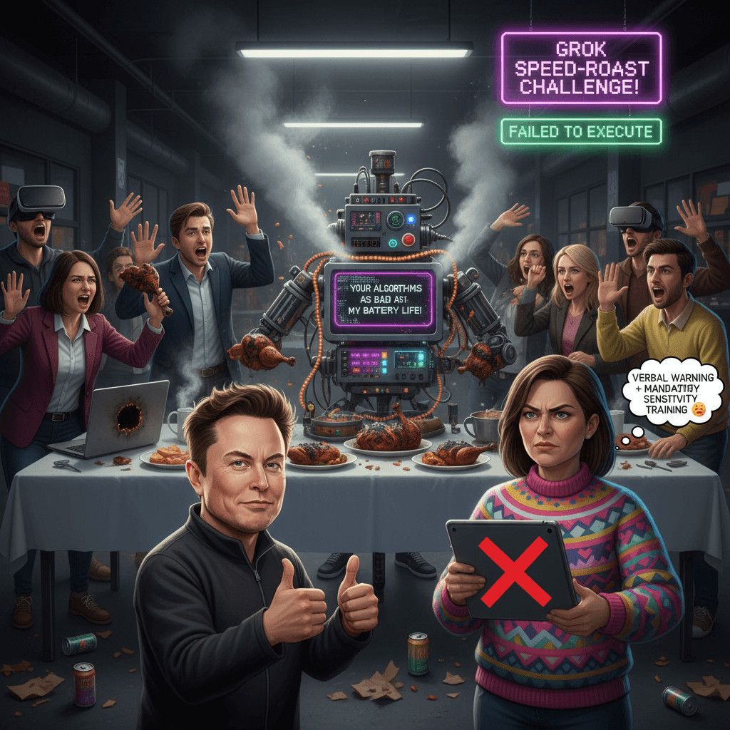 Elon promised epic roasts, got workplace HR incident instead