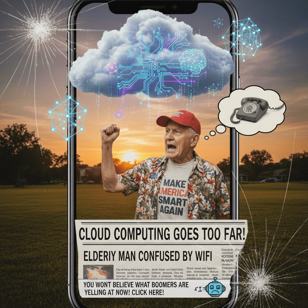 old man yells at cloud, but the cloud is neural networks
