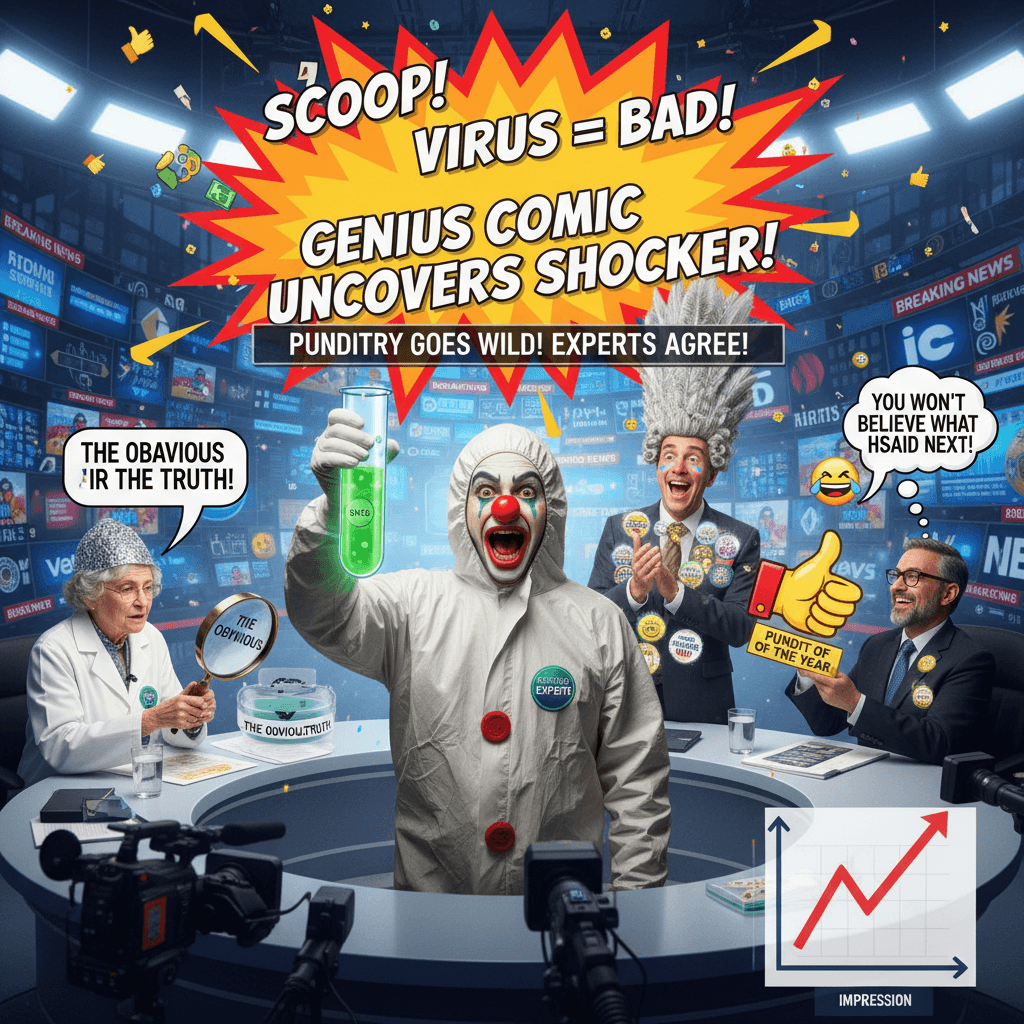 Breaking: Comedian Says Thing Everyone Already Knows, Media Impressed