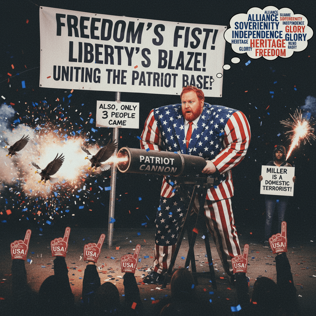 Miller weaponizes patriotism while accidentally proving unpopularity