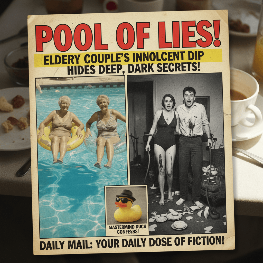 Daily Mail discovers shocking pool incident, posts unrelated couple photo