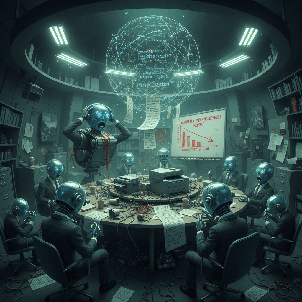 machines having an existential crisis in the committee room