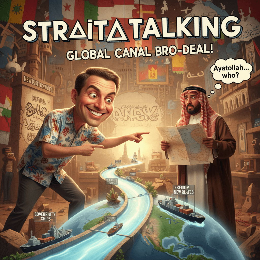 man casually proposes co-ownership of critical waterway with guy he admits not knowing