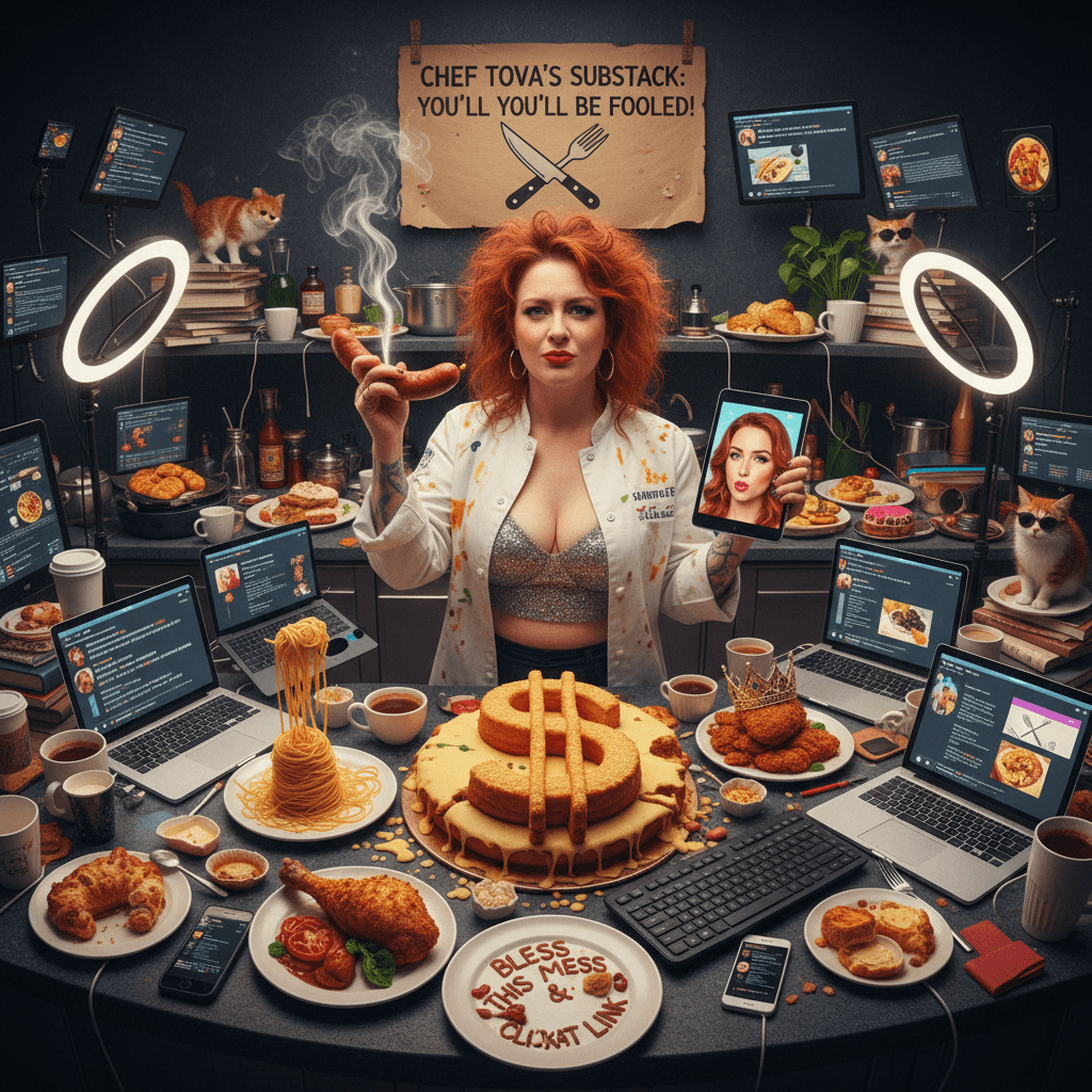 Chef Tova's aggressive substack marketing strikes again